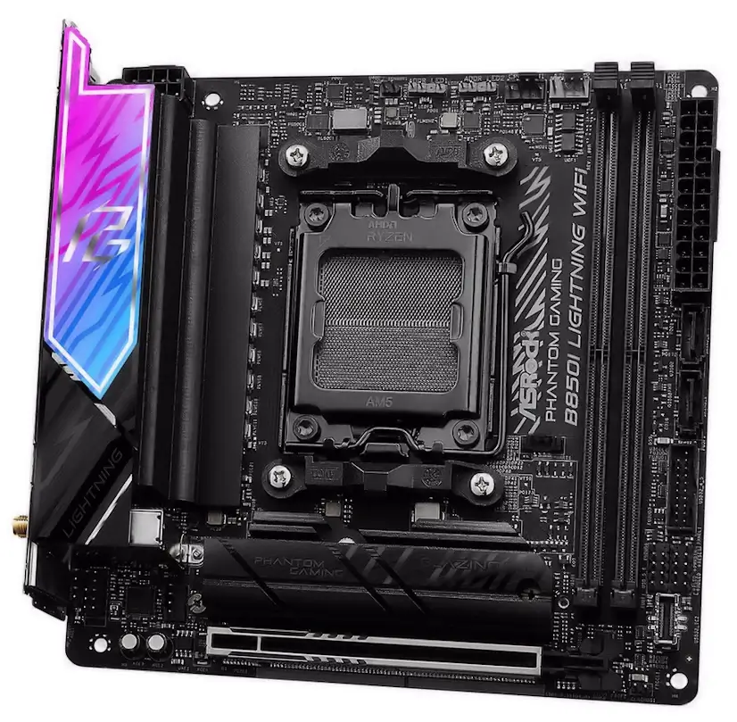 Montaje Placa Base ASRock B850I Lightning WIFI Piovera Piovera Gaming - Montaje Placa Base ASRock B850I Lightning WIFI Piovera