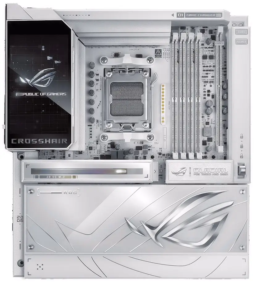 Montaje Placa Base ASUS ROG CROSSHAIR X870E GLACIAL Piovera Piovera Gaming - Montaje Placa Base ASUS ROG CROSSHAIR X870E GLACIAL Piovera
